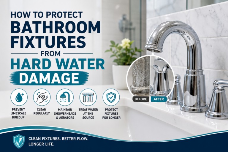 Bathroom Fixtures from Hard Water